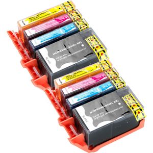Cartouches d’encre compatibles HP 934XL & 935XL – haute capacité, lot de 8