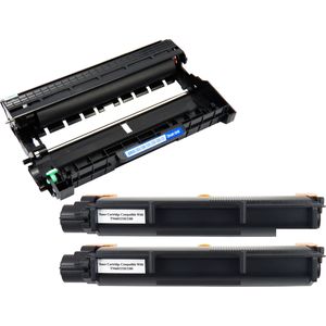 Kit toner et tambour compatible Brother TN2320 & DR2300 – haute capacité, lot de 3