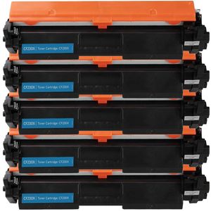 Cartouches de toner compatibles HP 30X – noir, haute capacité, lot de 5 (CF230X)
