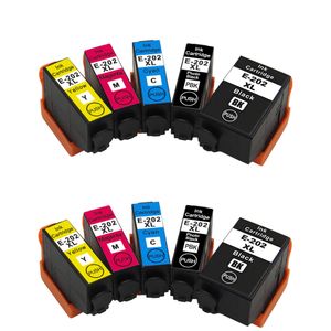 Cartouches d’encre compatibles Epson 202XL – haute capacité, lot de 10