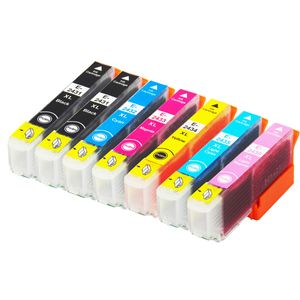 Cartouches d’encre compatibles Epson 24XL – haute capacité, lot de 7