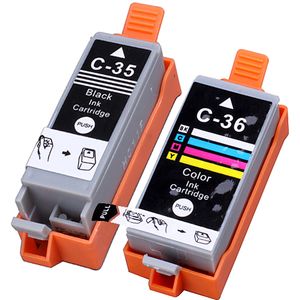 Cartouches d’encre compatibles Canon PGI-35 & CLI-36 – lot de 2