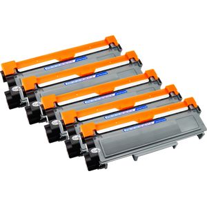 Cartouches de toner compatibles Brother TN2320 – noir, haute capacité, lot de 5 (remplace TN2310)