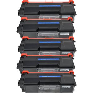 Cartouches de toner compatibles Brother TN3480 – noir, haute capacité, lot de 5