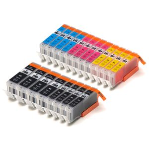 Cartouches d’encre compatibles Canon PGI-550XL & CLI-551XL – haute capacité, lot de 20