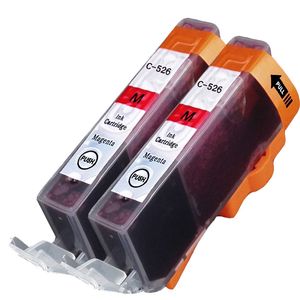 Cartouches d’encre compatibles Canon CLI-526M – magenta, lot de 2