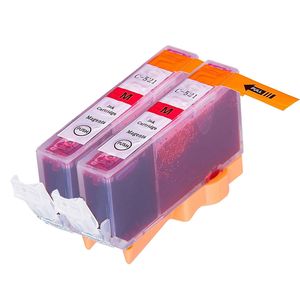Cartouches d’encre compatibles Canon CLI-521M – magenta, lot de 2