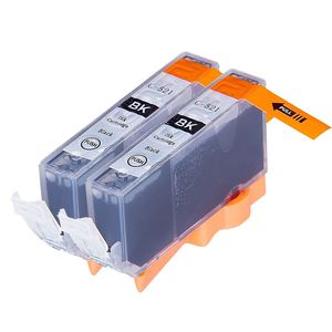 Cartouches d’encre compatibles Canon CLI-521BK – noir, lot de 2