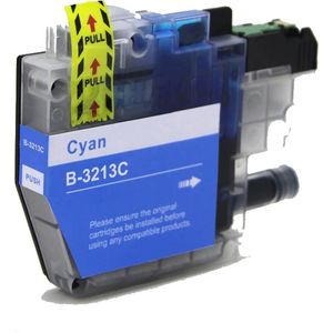 Cartouche d’encre compatible Brother LC3213C – cyan, haute capacité
