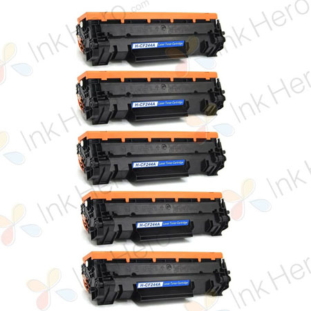 Pack de 5 HP 44A (CF244A) toner compatibles noir (Ink Hero)