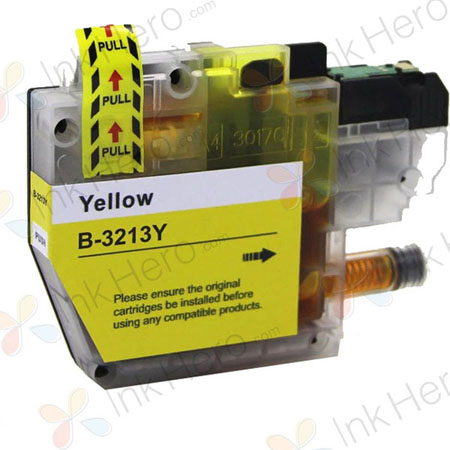 Brother LC3213Y cartouche d'encre compatible haute capacité jaune (Ink Hero)